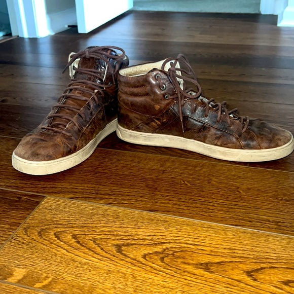 Diesel Real Leather Men’s Sneakers - Picture 2 of 4